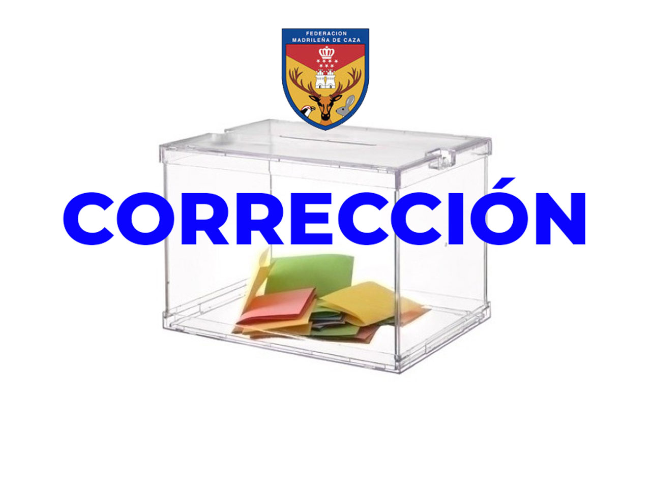 CORRECCIÓN: Votación en SEDE DE LA FMC