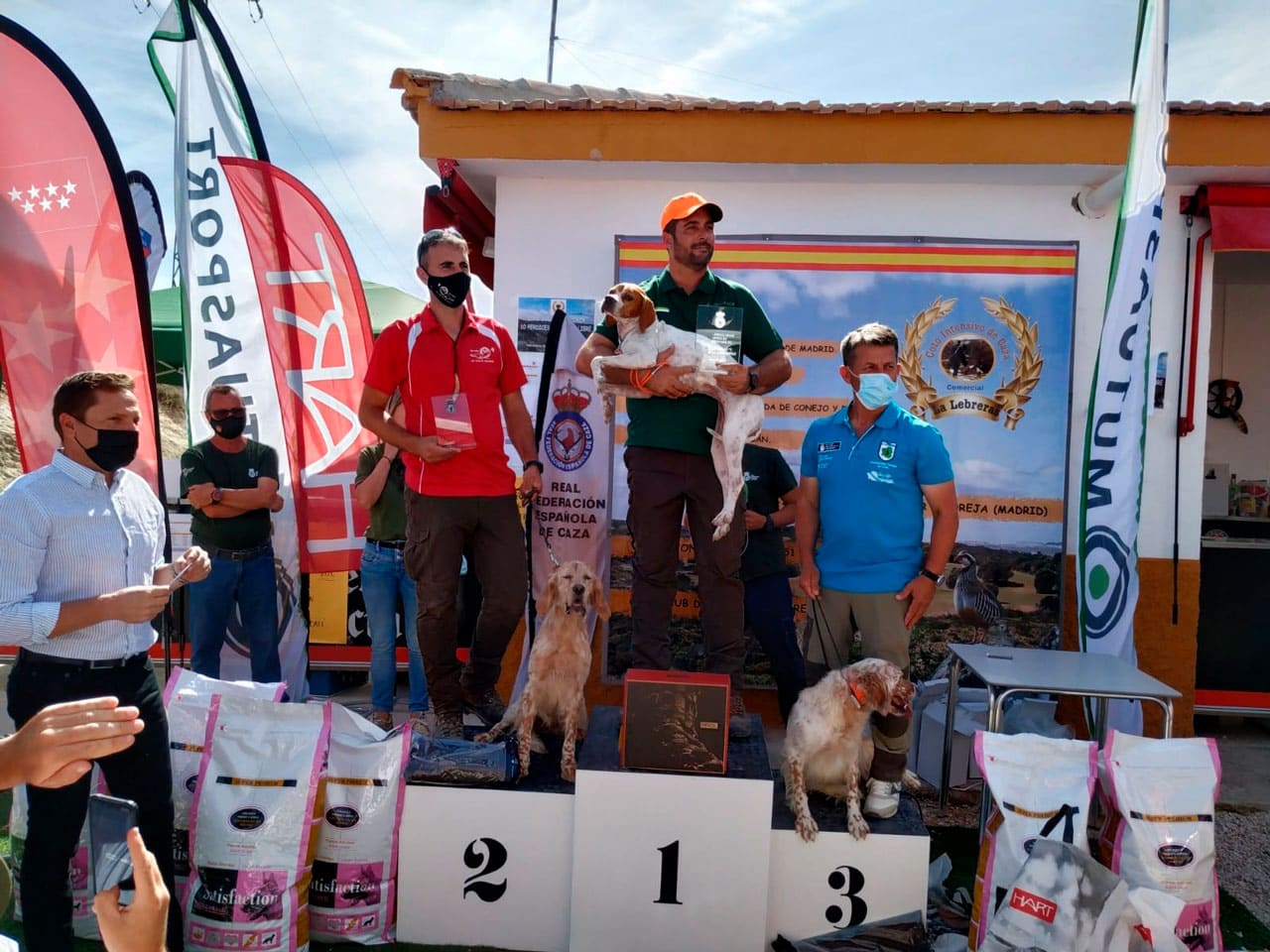 Neus Jaume, Francisco Trejo y Juan Antonio Bernal ganan el XXXIX Campeonato de España de Caza San Huberto