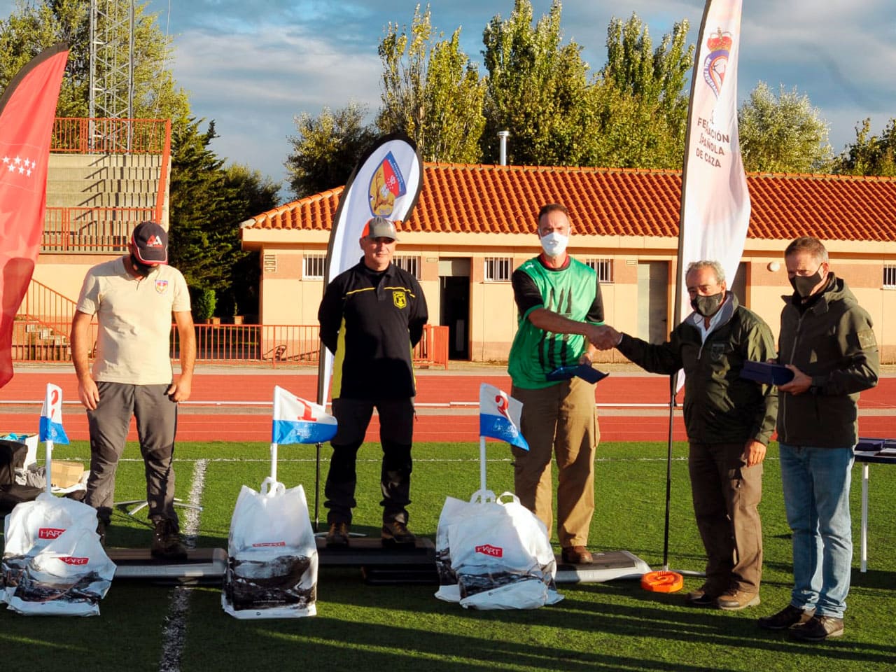José Redondo en PCP, Francisco Marín en Pistón y Teresa Pereira en Damas, campeones de España de Field Target 2021