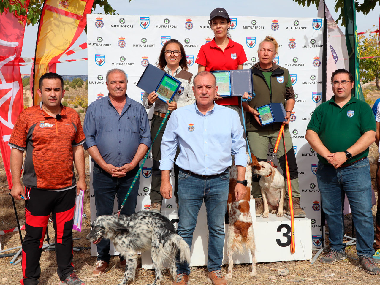 La madrileña Cristina Aguado, novena en el Campeonato de España de Caza menor con perro (modalidad femenina)
